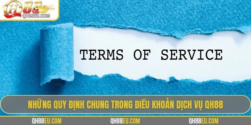 Những quy định chung trong điều khoản dịch vụ QH88
