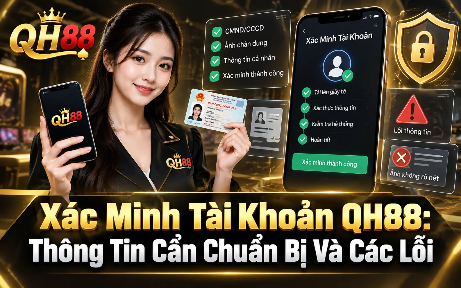 Xác Minh Tài Khoản QH88Xác Minh Tài Khoản QH88